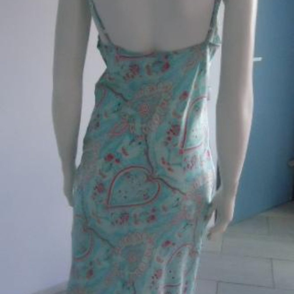 VTG Plenty Tracy Reese print and beaded silk slip dress - Picture 6 of 9